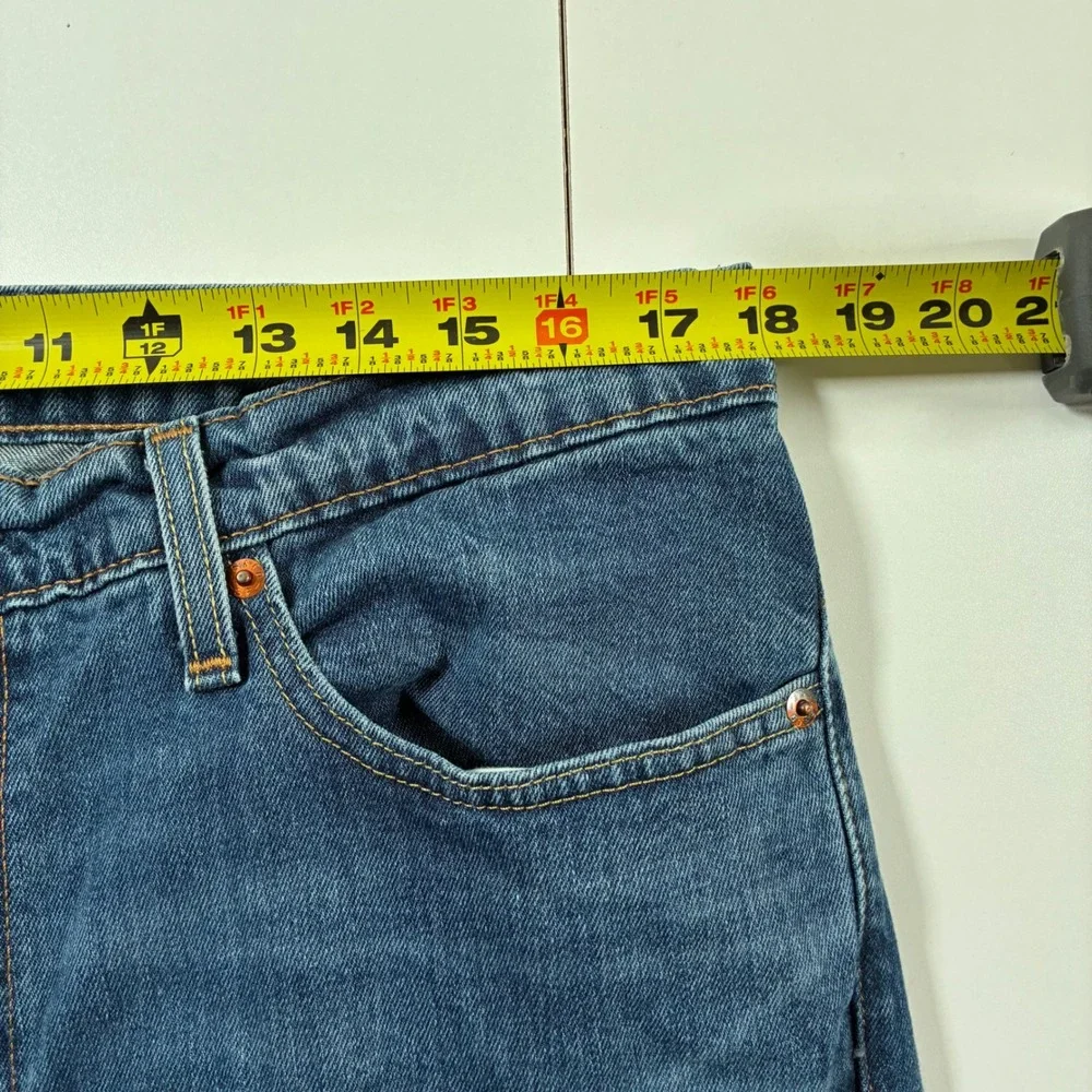 Levi's 511 Slim Fit Jeans 36x32 Blue Medium Wash Denim Stretch Pants
